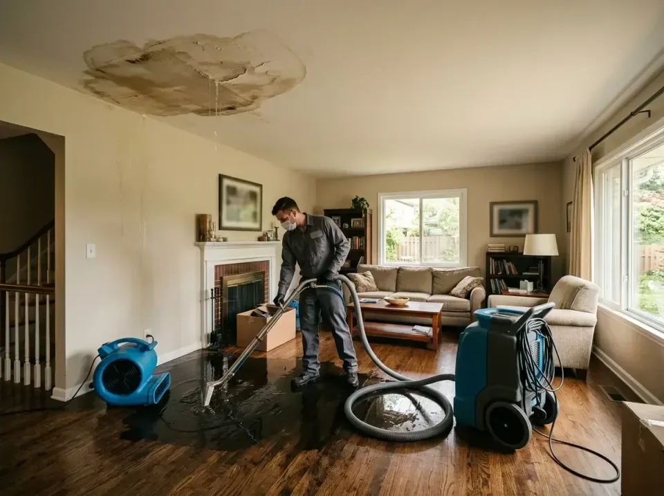 attic-pipe-burst-ceiling-drip-008 — frequently asked questions, Water Damage Restoration & Carpet Care in Conshohocken, PA